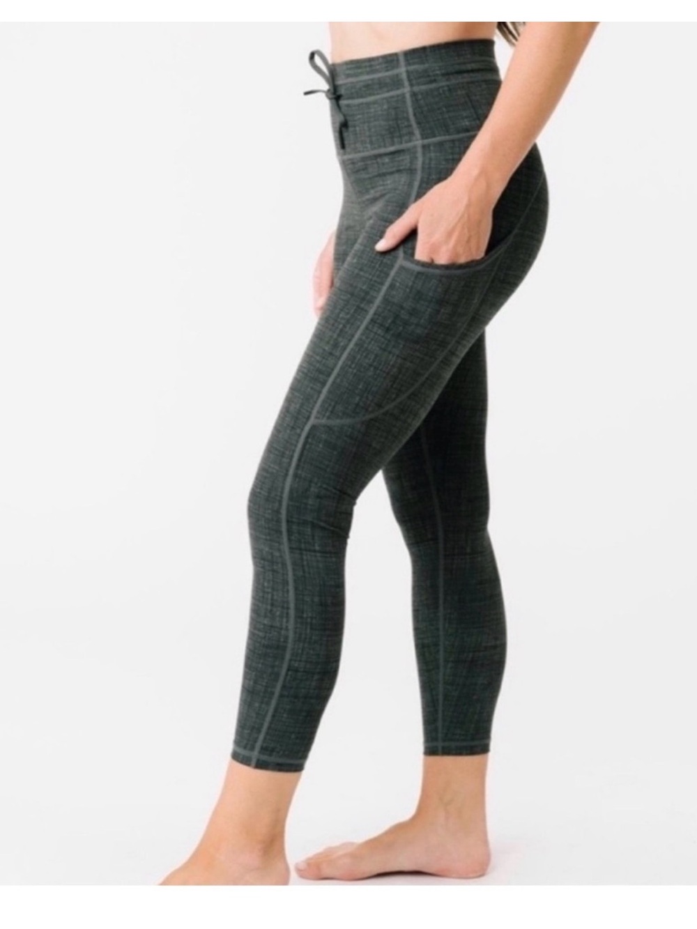 Women’s High-Rise Charcoal Performance Leggings